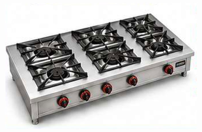 Canteen Gas Stove (Multiburner Table Top Type)