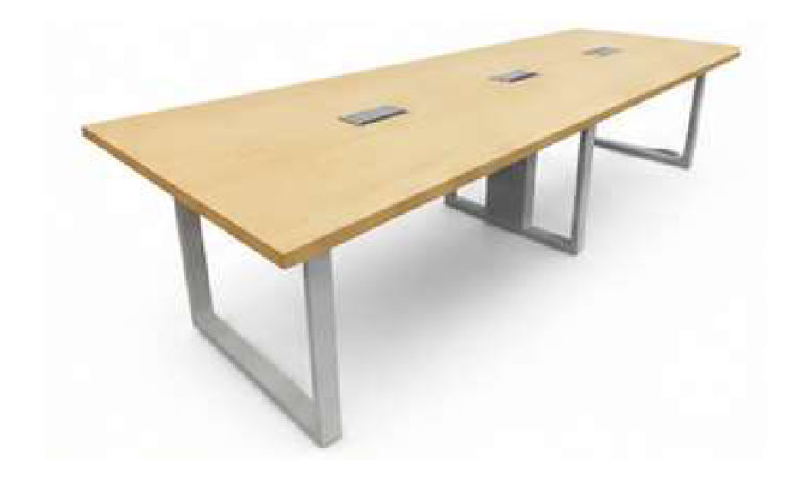 Conference Table - Rectangular Metal Leg