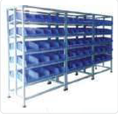 FPO Bin Storage Rack