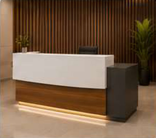 Straight Reception Desk